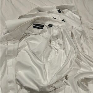 Men's Sals White Dress Shirt Lot of 5 (14.5 x 32/33)